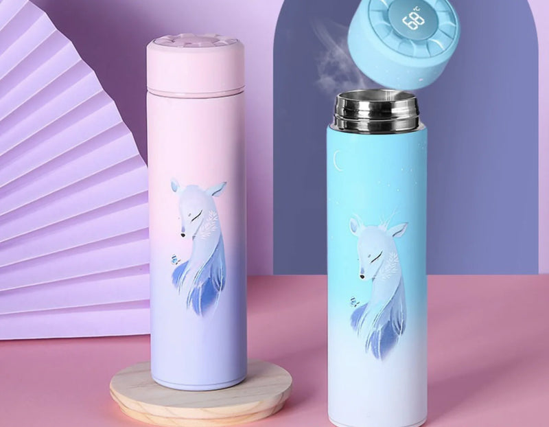 Smart Insulated Water Bottle for Students, Customizable