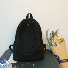 Fashion Women's Cotton Canvas School Backpack for Girls