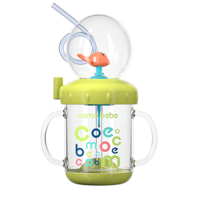 Children's Silicone Straw Cup with Handles – Leakproof