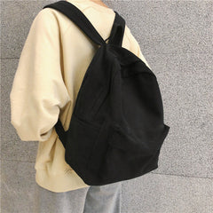 Fashion Women's Cotton Canvas School Backpack for Girls