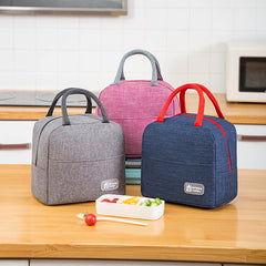 Large Aluminum Foil Lunch Box Handbag with Rice Bag