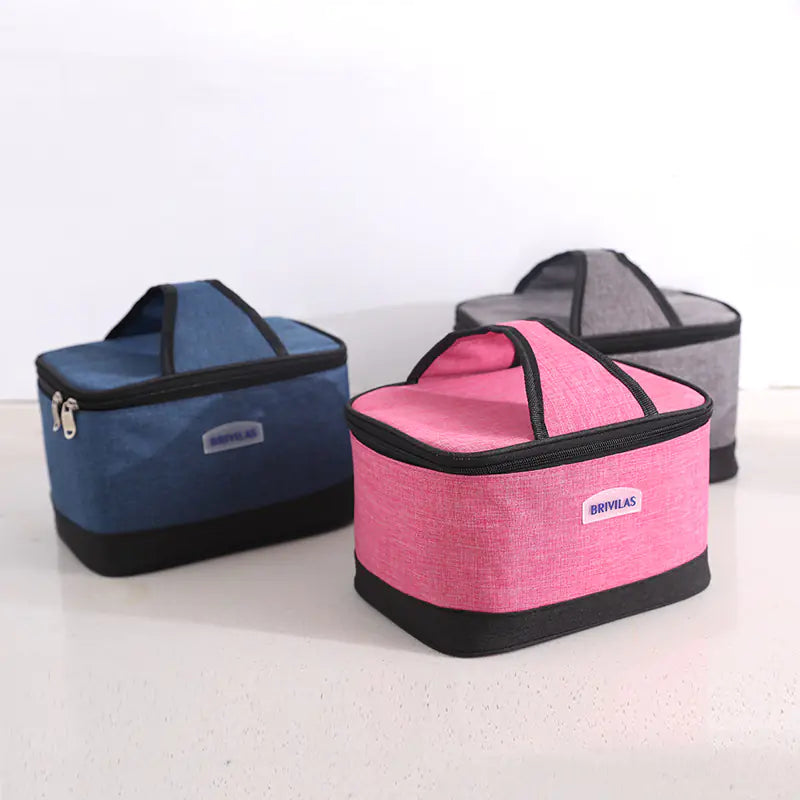 Large Capacity Insulated Lunch Bag - Waterproof Design
