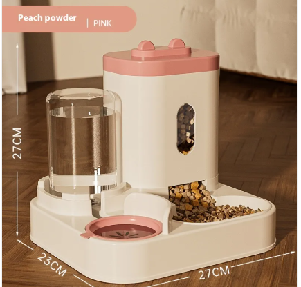 Automatic Pet Feeder & Water Dispenser Set