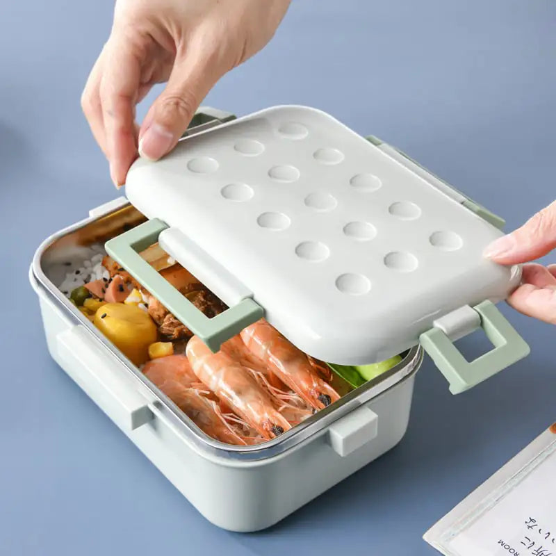 Japanese Style Portable Stainless Steel Bento Box
