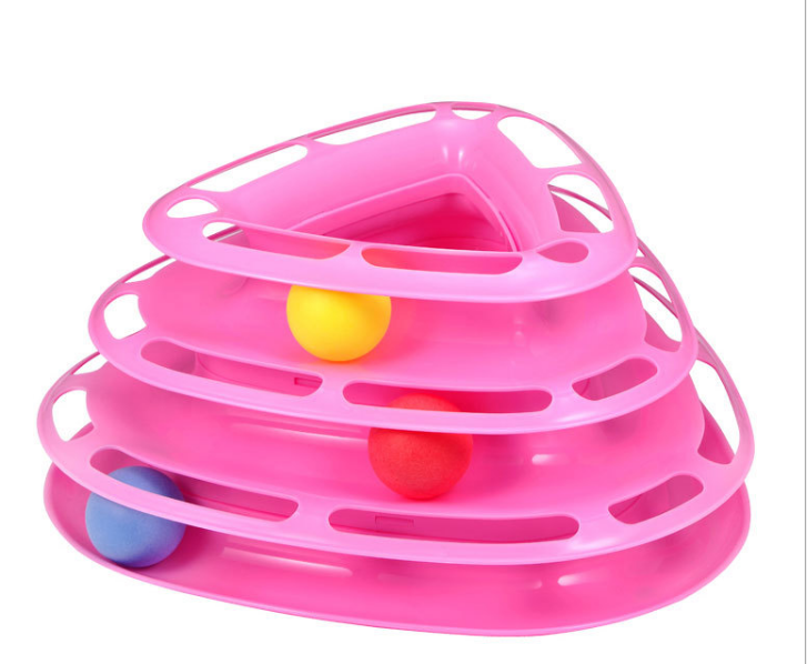 Interactive Cat Toy - Three-Level Activity Tower