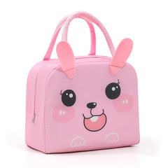 3D Cartoon Lunch Box with Insulated Tote Bag