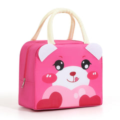 3D Cartoon Lunch Box with Insulated Tote Bag