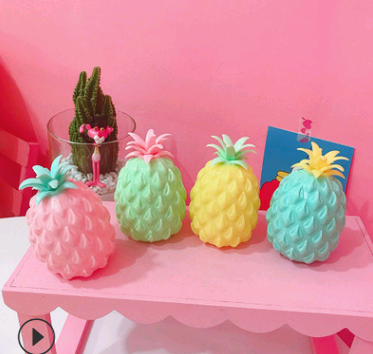 Stress Relief Toy - Novel Grape Ball and Pineapple Squish