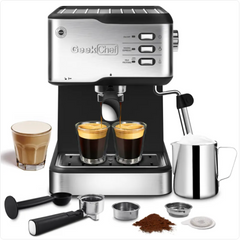 Geek Chef 20-Bar Espresso Machine with Milk Frother
